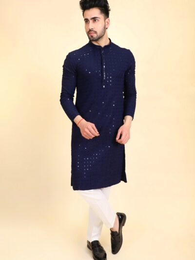 Antique Thread Work Kurta Pajama