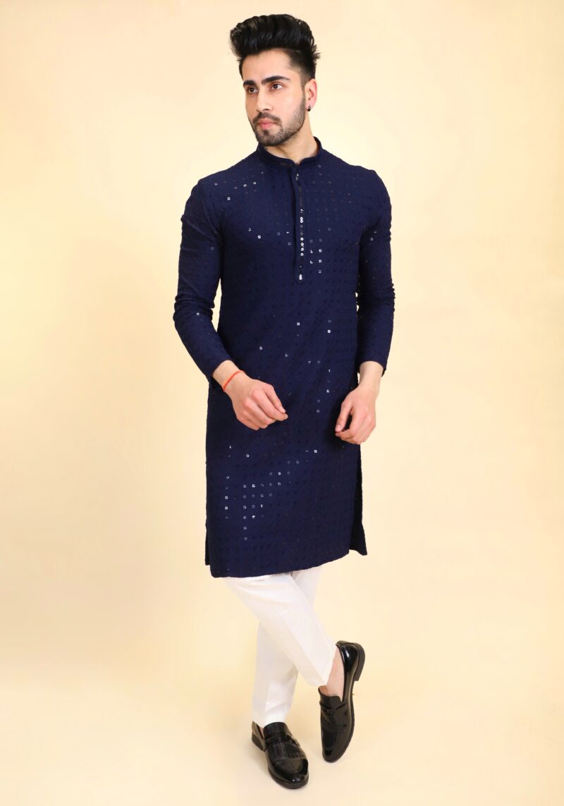 Antique Thread Work Kurta Pajama