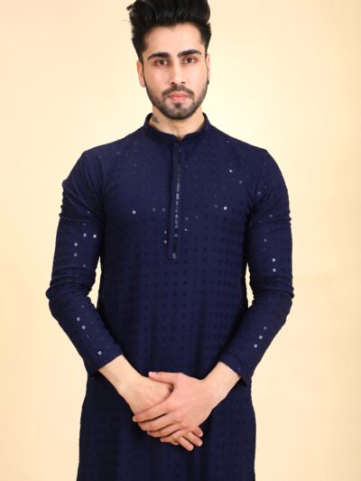 Antique Thread Work Kurta Pajama