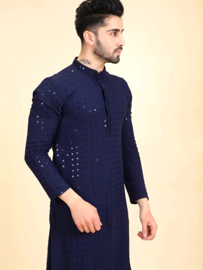 Antique Thread Work Kurta Pajama