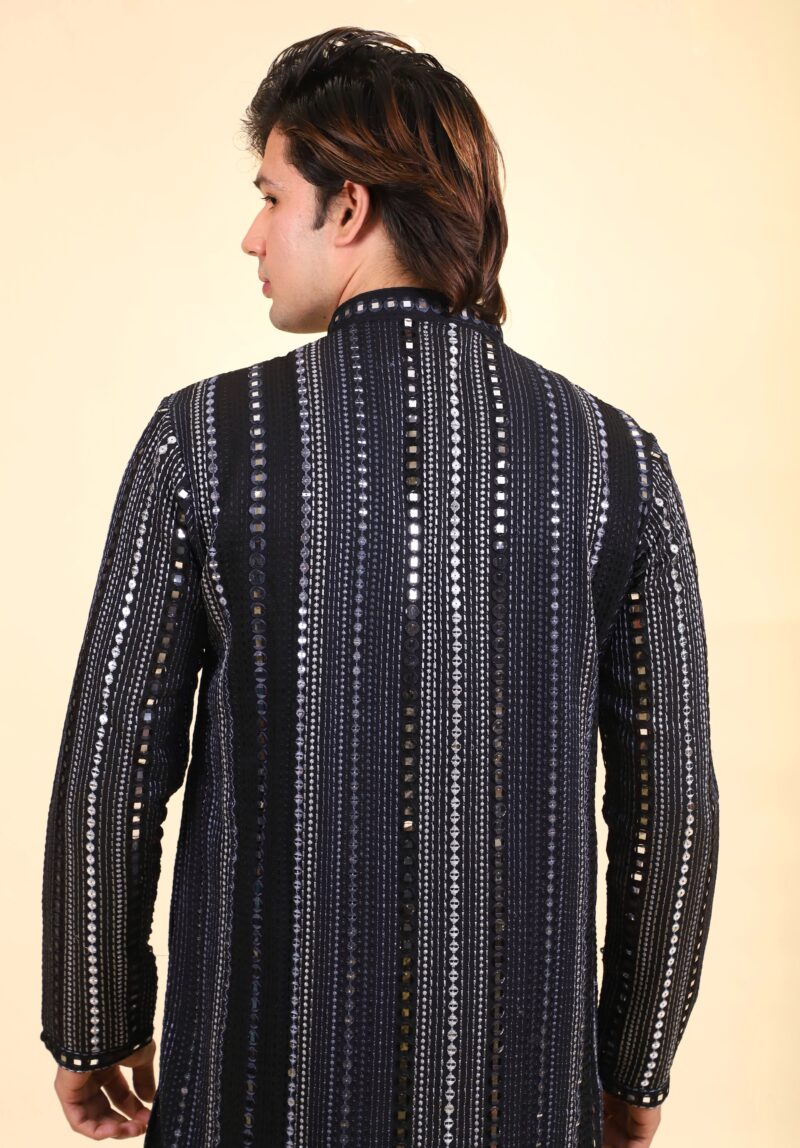 Embroidered Mirrorwork Kurta Pajama