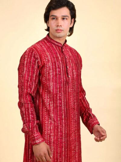 Embroidered Sequin Kurta Pajama