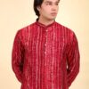 Embroidered Sequin Kurta Pajama