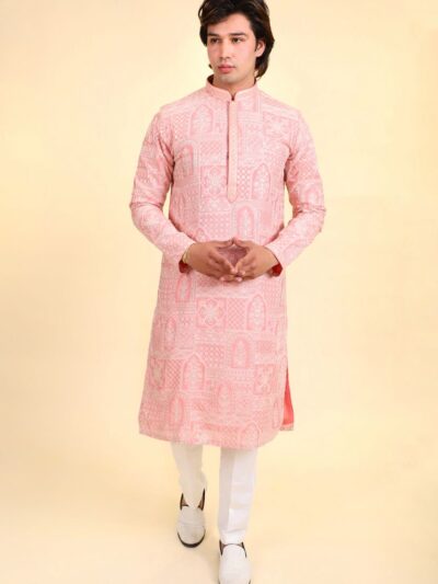 Chikan Work Kurta Pajama