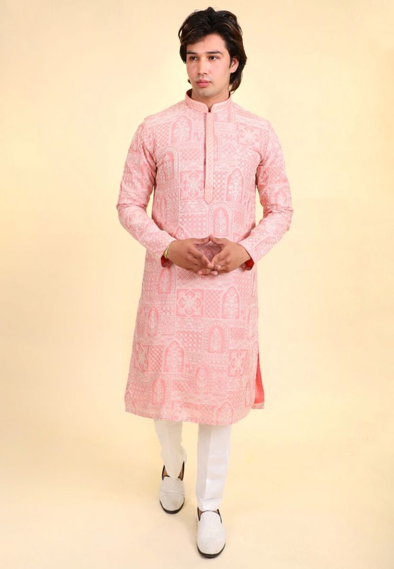 Chikan Work Kurta Pajama