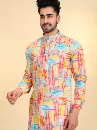 Printed Casual Kurta Pajama