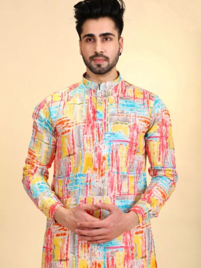 Printed Casual Kurta Pajama