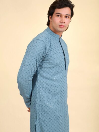 Thread Work Kurta Pajama