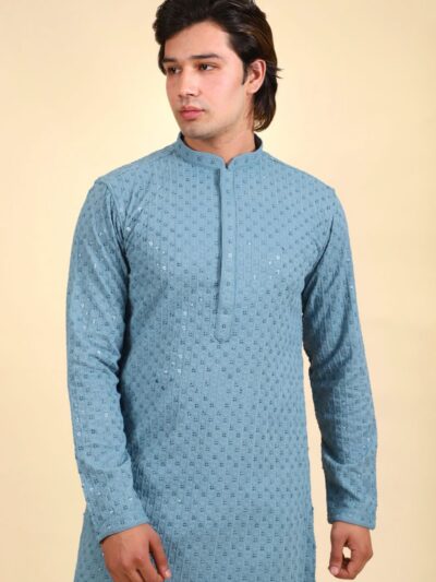 Thread Work Kurta Pajama