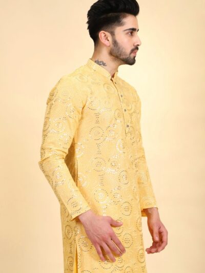 Thread Work Kurta Pajama