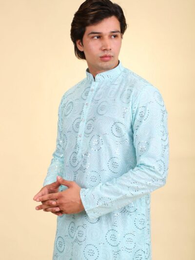 Sequin Work Kurta Pajama Set