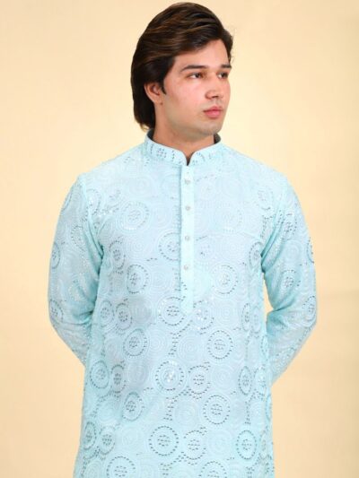 Sequin Work Kurta Pajama Set