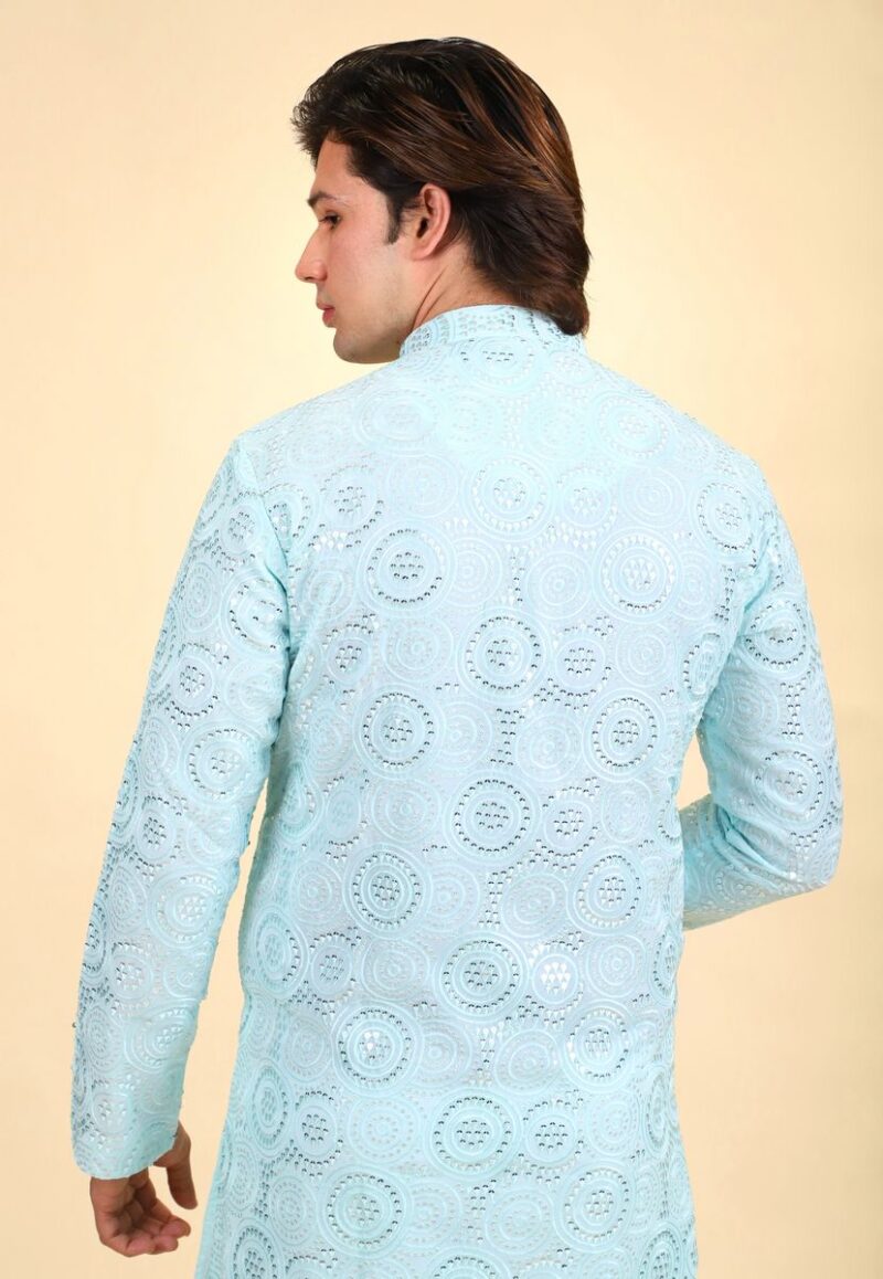 Sequin Work Kurta Pajama Set