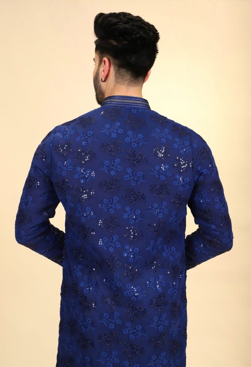 Embroidered Thread Work Kurta Pajama