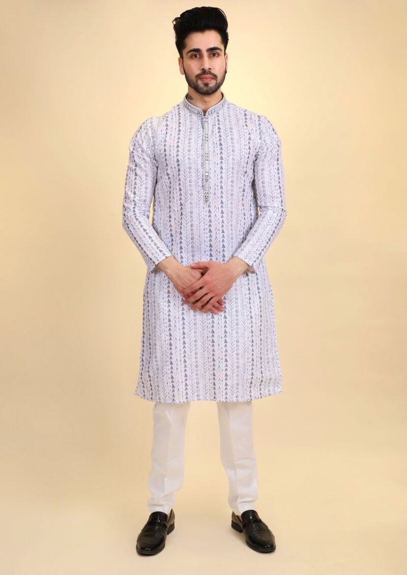 Printed Kurta Pajama Set