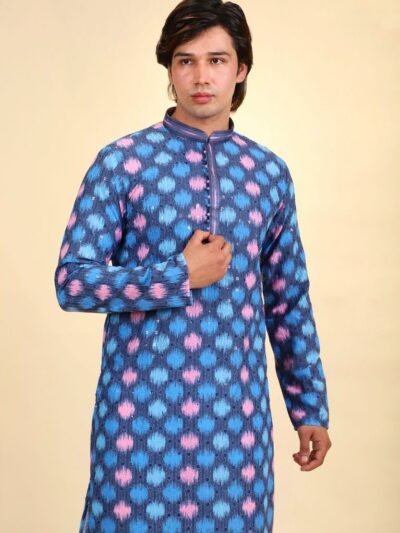 Printed Cotton Kurta Pajama