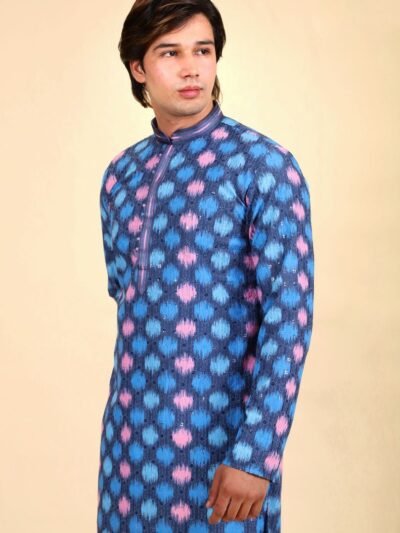 Printed Cotton Kurta Pajama