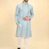 Men Thread Mirrorwork Kurta Pajama