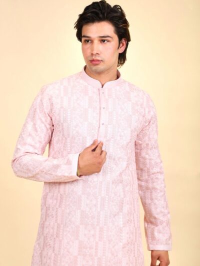 Thread Work Kurta Pajama set