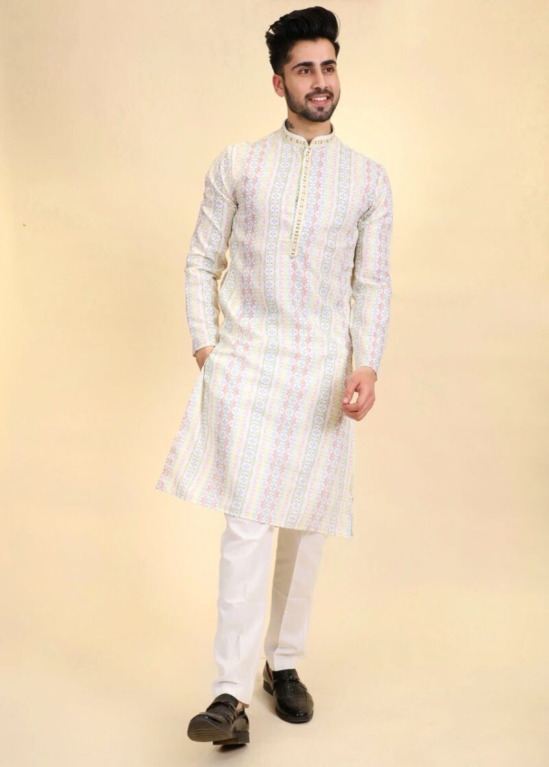 Printed Kurta Pajama Set