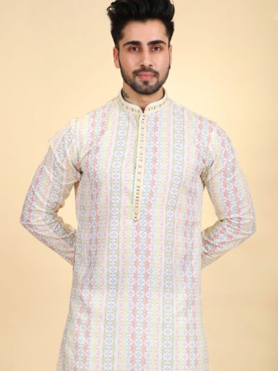 Printed Kurta Pajama Set