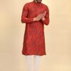 Embroidered Patch Work Kurta Pajama