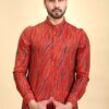 Embroidered Patch Work Kurta Pajama