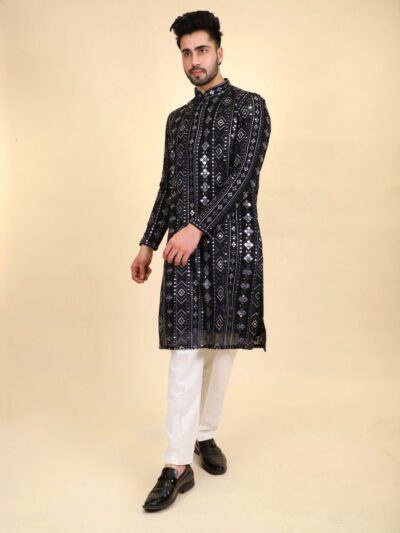 Designer Mirrorwork Kurta Pajama