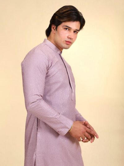 Sequins Thread Work Kurta Pajama