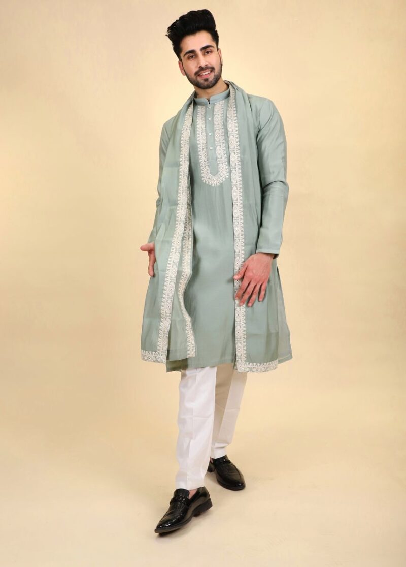 Kurta Pajama Set with Dupatta