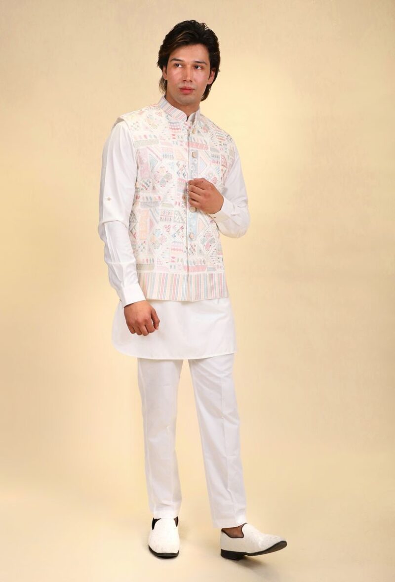 Designer Kurta Pajama With Jacket