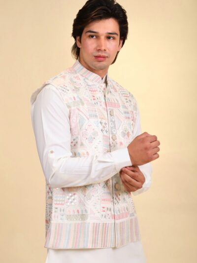 Designer Kurta Pajama With Jacket