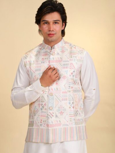 Designer Kurta Pajama With Jacket