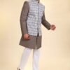 Men Jacket Set Kurta Pajama