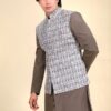 Men Jacket Set Kurta Pajama