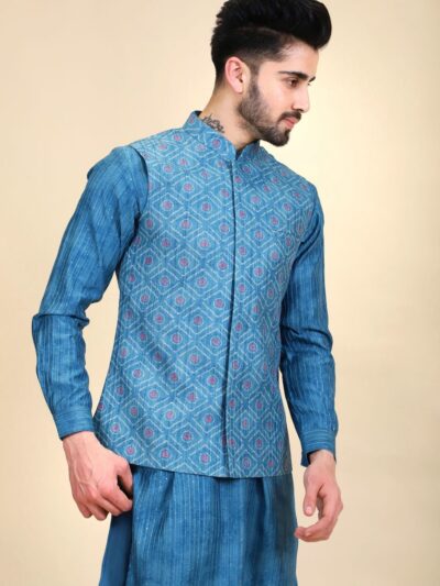 Kurta Pajama Jacket Set