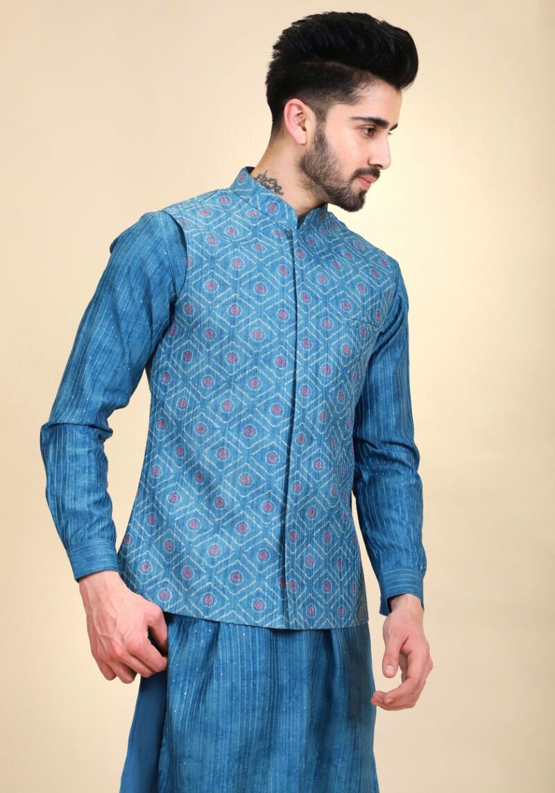 Kurta Pajama Jacket Set