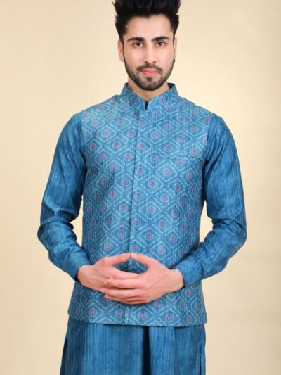 Kurta Pajama Jacket Set