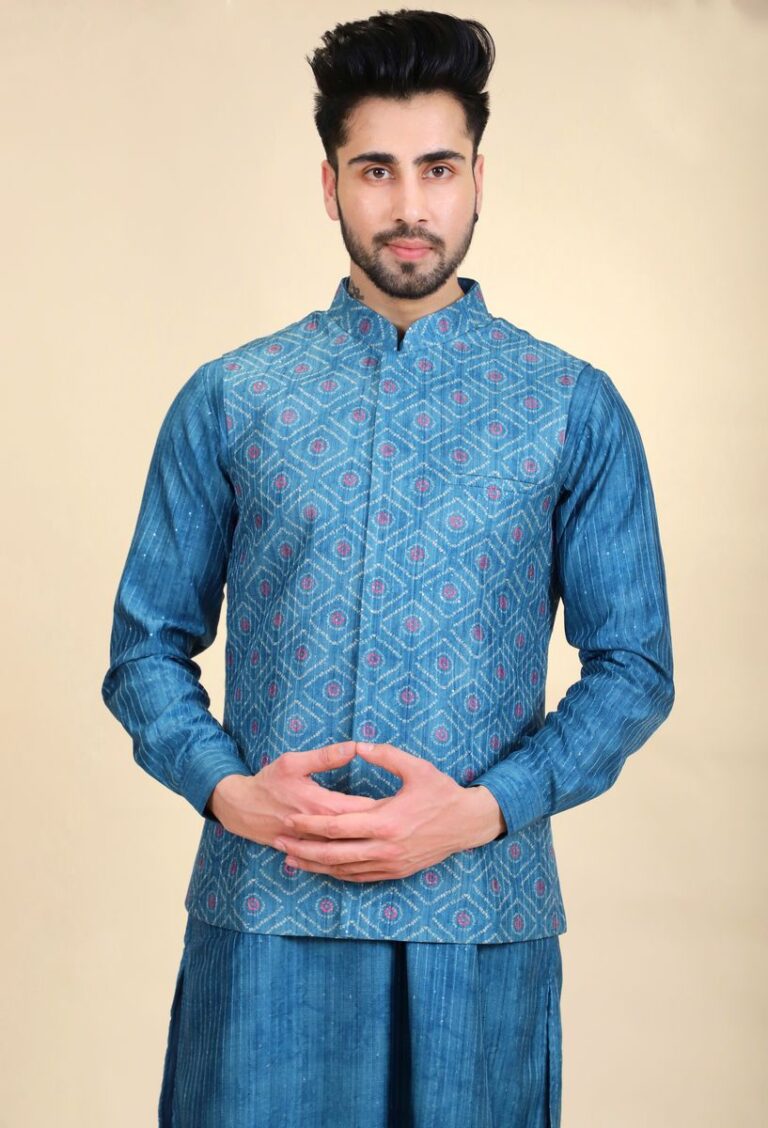 Kurta Pajama Jacket Set