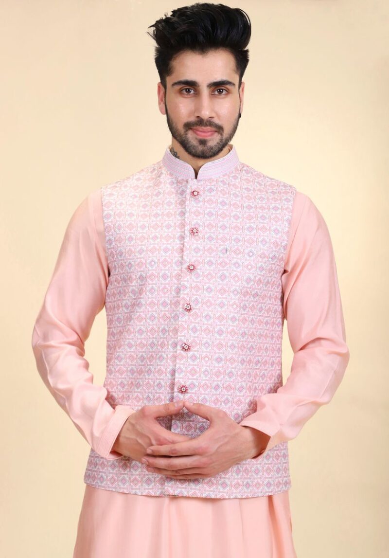 Jacket Set Kurta Pajama