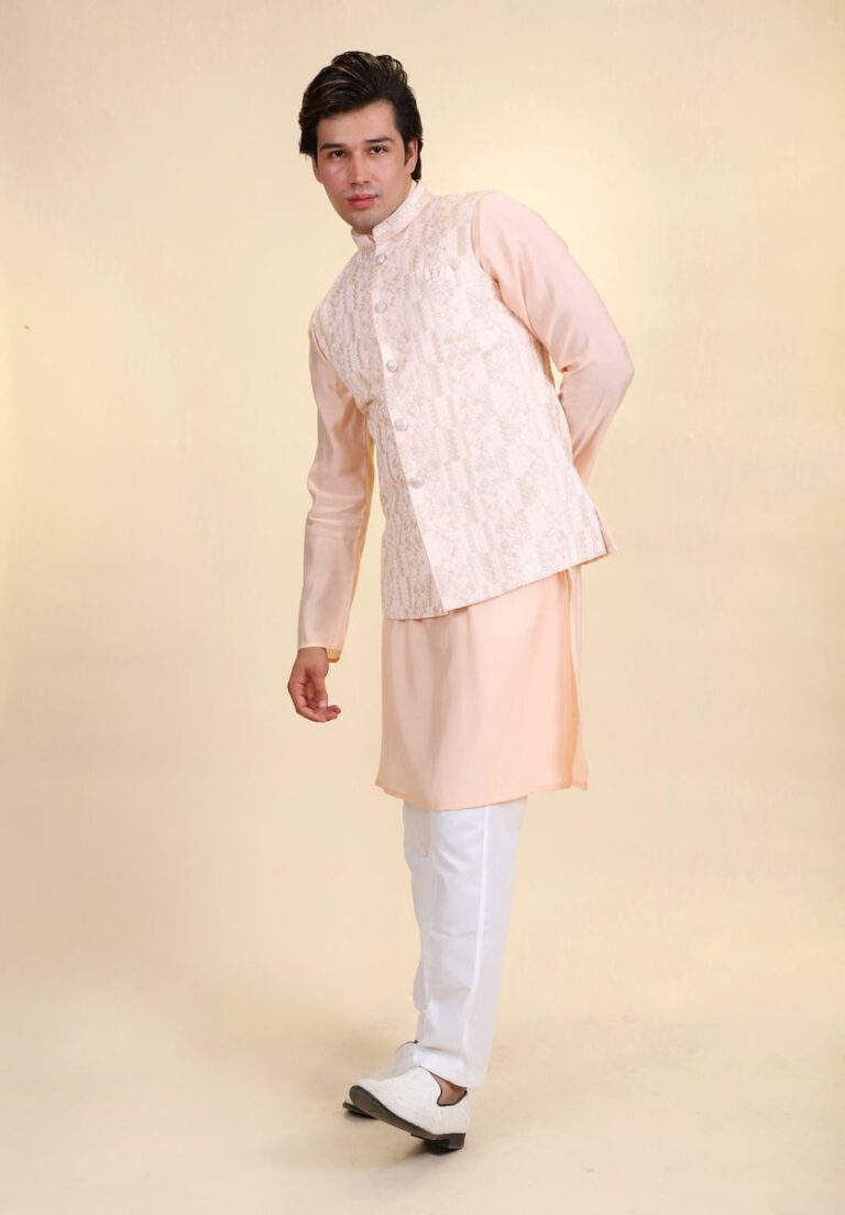 Kurta Pajama Jacket Set