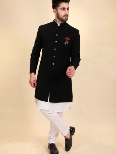 Classic Embroidered Indo Western