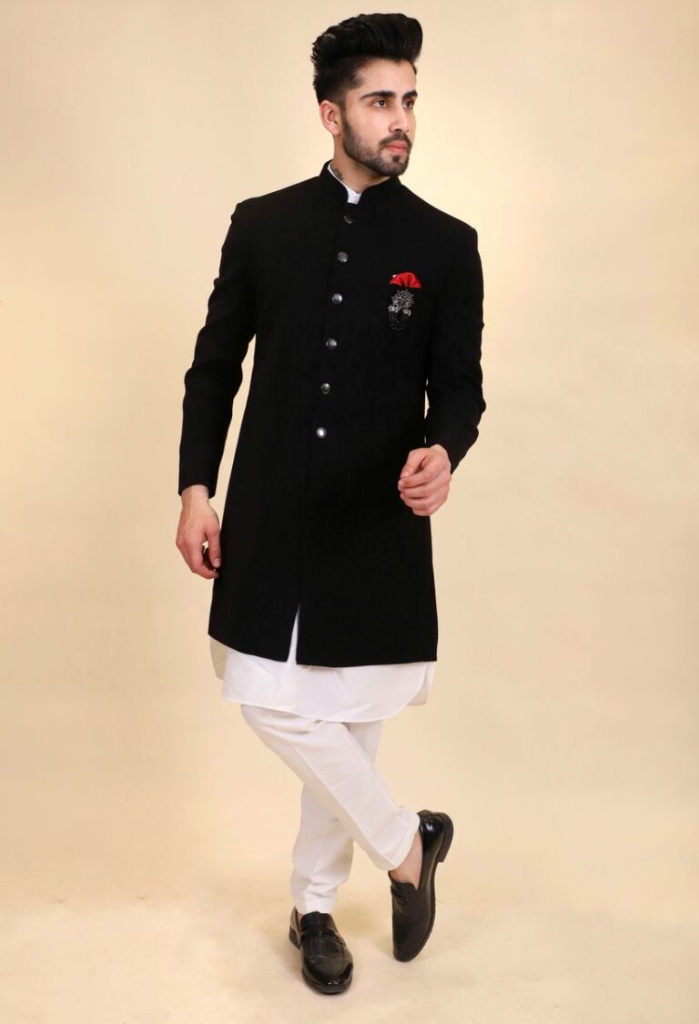 Classic Embroidered Indo Western