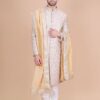 Off-White Color Groom Sherwani