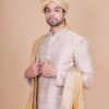 Off-White Color Groom Sherwani