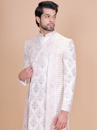 Double Pattern Designer Sherwani