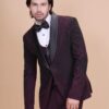 Stylish Mobster Color Tuxedo Suit