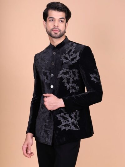 Designer Embroidered Jodhpuri Suit