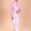 Velvet Pink Jodhpuri Suit