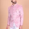 Velvet Pink Jodhpuri Suit